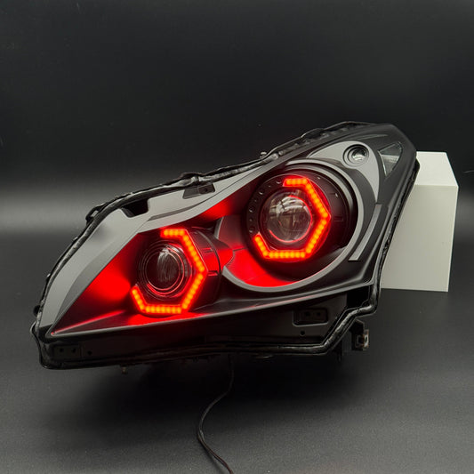 G37 RGB Flow Hex Halo Headlights