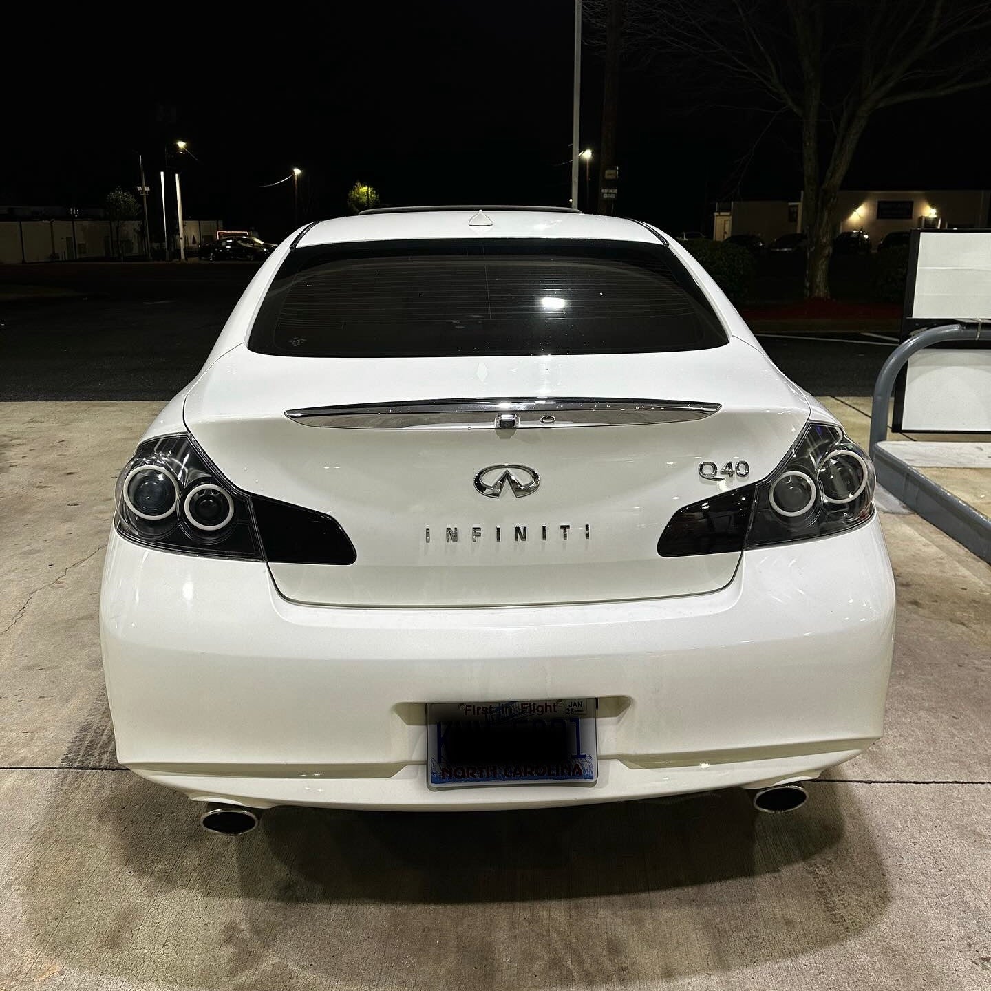 G37 Sedan Clear GTR Style Halo Tail Lights